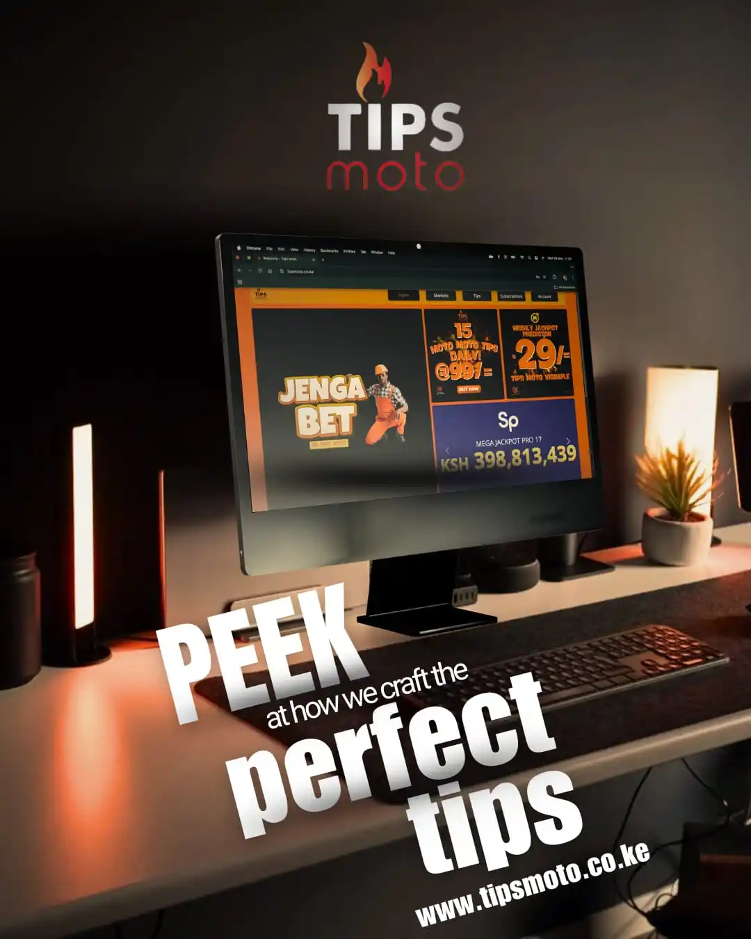 Image from TIPS moto🔥: Step inside the Tip Lab, where data turns into winning slips 🔍💡at ww...