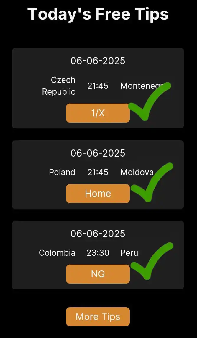 Image from TIPS moto🔥: Yesterday's free tips🤑. Real results. Join the winning side tonight! ...