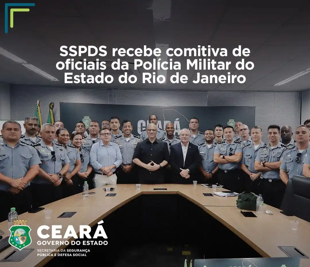 Image from SSPDS Notícias: 📍 A SSPDS recebeu, nesta segunda (9), 30 capitães da PMERJ que partic...