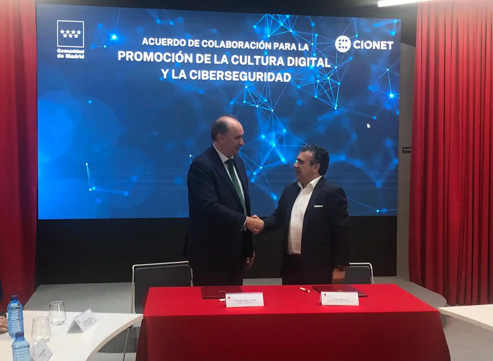 Image from Agencia Ciberseguridad CM: 🤝🔐 Acuerdo para reforzar la ciberseguridad en Madrid La *Agencia de...