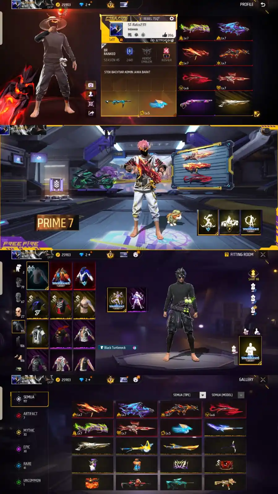 Image from BACHTIAR ADMIN JAWA BARAT🥶: AKUN GHOIB MAX 6 TW 7 SG RIPER X GURUN BUNDEL WINTER LANE BERUBAH AD...