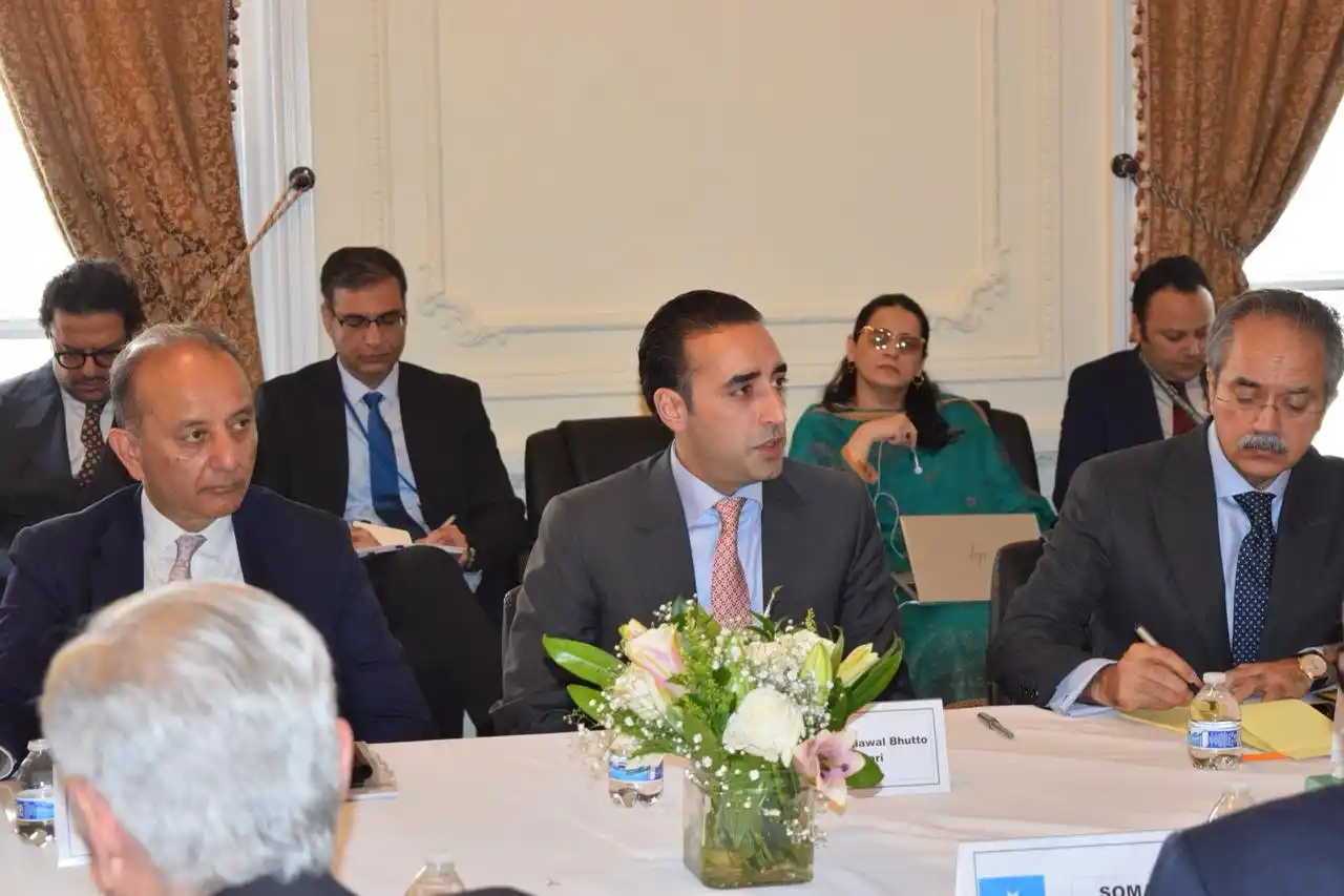 Image from Ministry Of Climate Change, GoP 🇵🇰: At a meeting in the Pakistan Mission today, the high-level parliamenta...