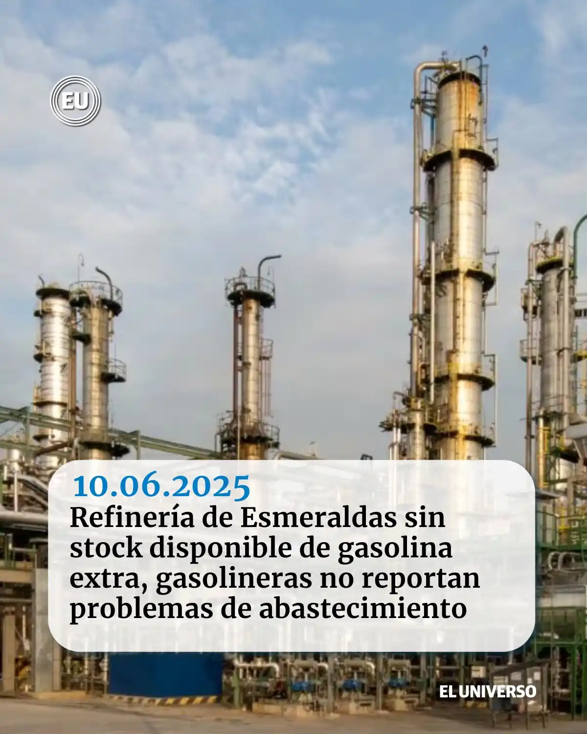 Image from EL UNIVERSO: 🔴 *Atención* 🔴 Informe de Petroecuador señala que tampoco hay asfal...