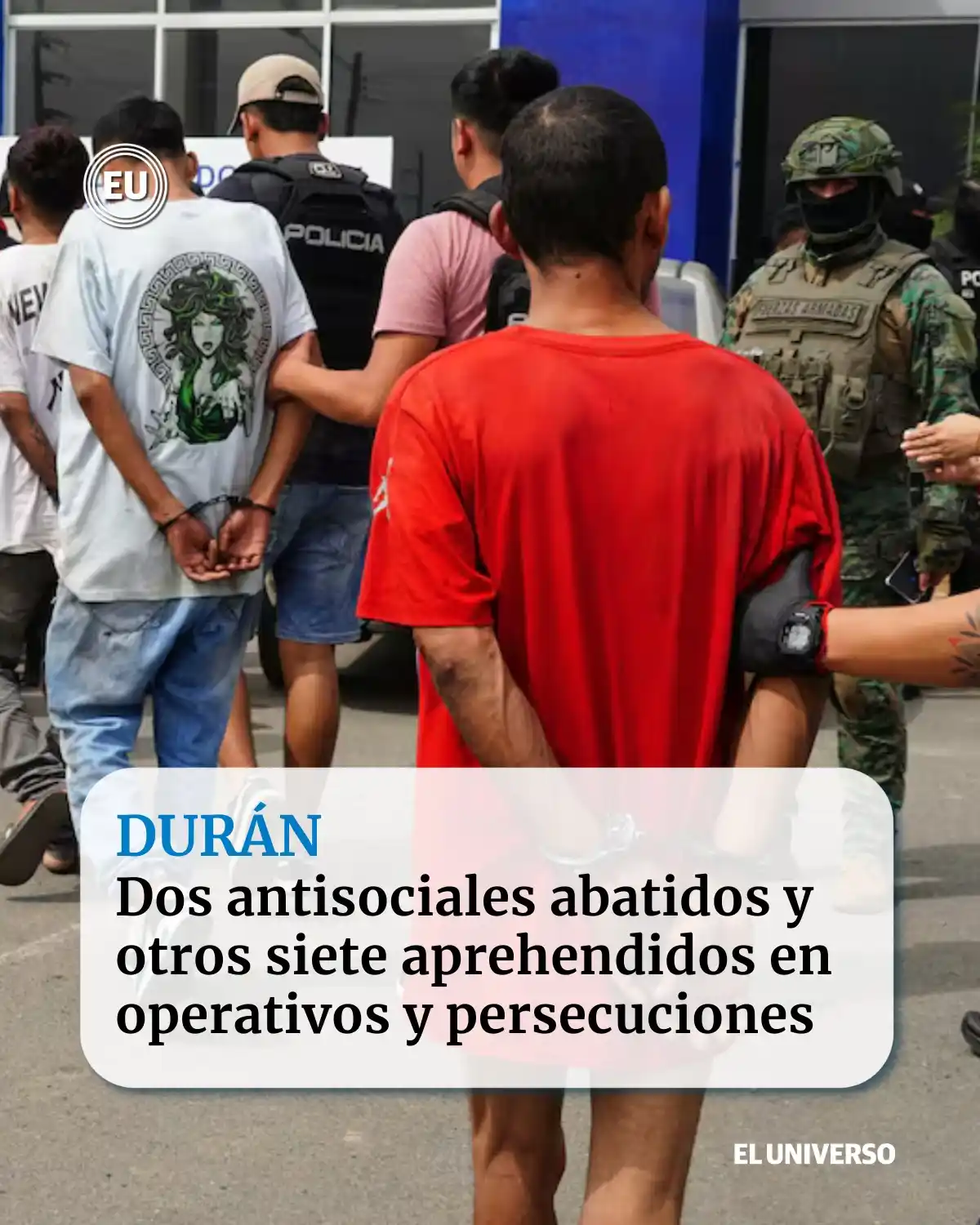 Image from EL UNIVERSO: 🔴 *Atención* 🔴 Un doble asesinato derivó en una incursión militar y...