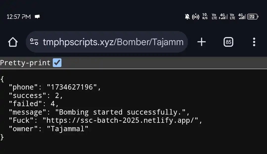 Image from Tajammal Mods: Bangladeshi Sms Bomber Api Enjoy 👍 Only Working In Bangladesh And En...