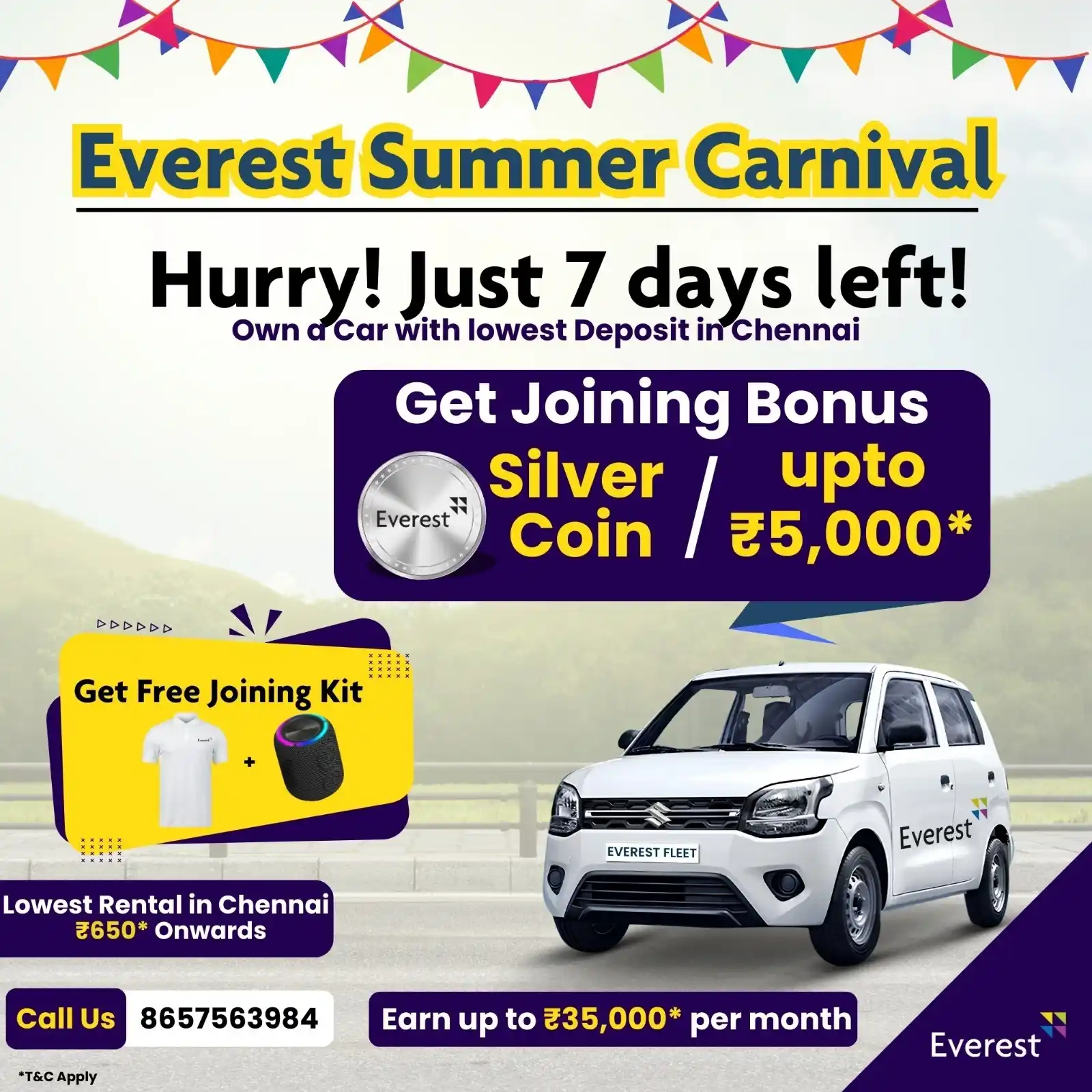 Image from Everest Fleet - Chennai: Best time to own a car in DTO Scheme with everest fleet. Get exiting B...