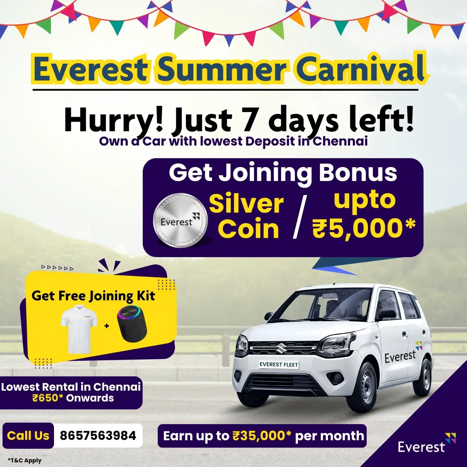 Image from Everest Fleet - Chennai: Best time to own a car in DTO Scheme with everest fleet. Get exiting B...