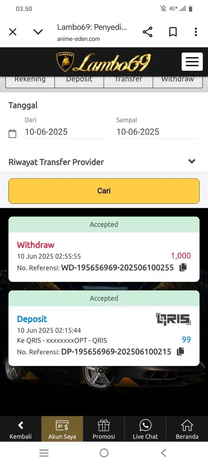 DANA KAGET UPDATE SETIAP HARI post