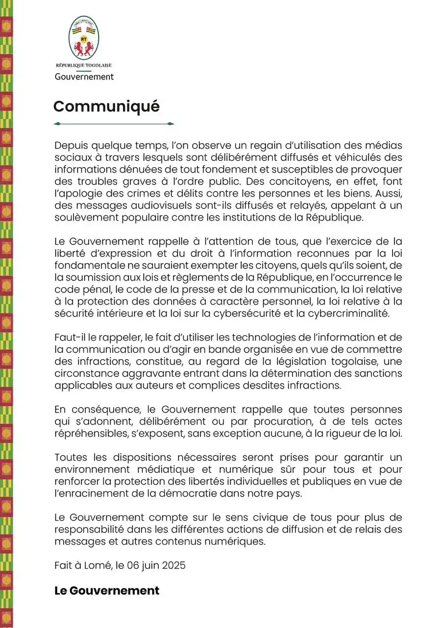 Image from Gouvernement Togolais: <a class="text-blue-500 hover:underline cursor-pointer" href="/hashtag...