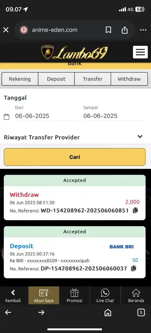 DANA KAGET UPDATE SETIAP HARI post