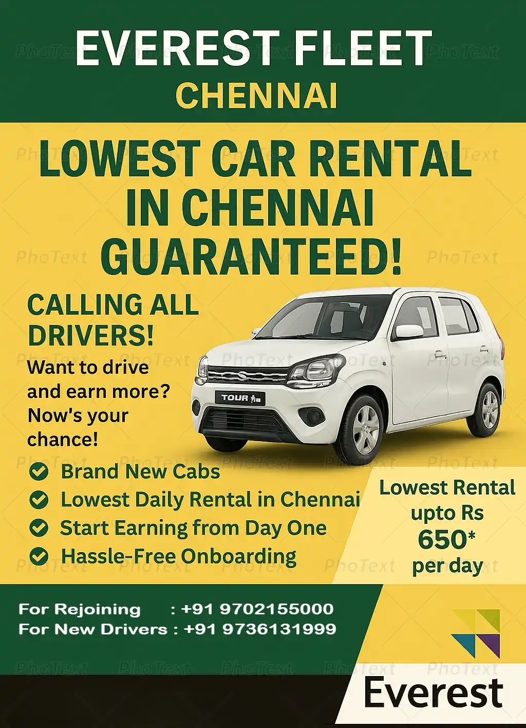 Image from Everest Fleet - Chennai: 🚗 EVEREST FLEET – CHENNAI 🚗 “Lowest Car Rental in Chennai...