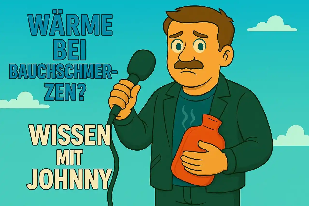 Image from Wissen mit Johnny: *Frage des Tages* heute von Lilly: _Warum hilft Wärme bei Bauchschmerz...