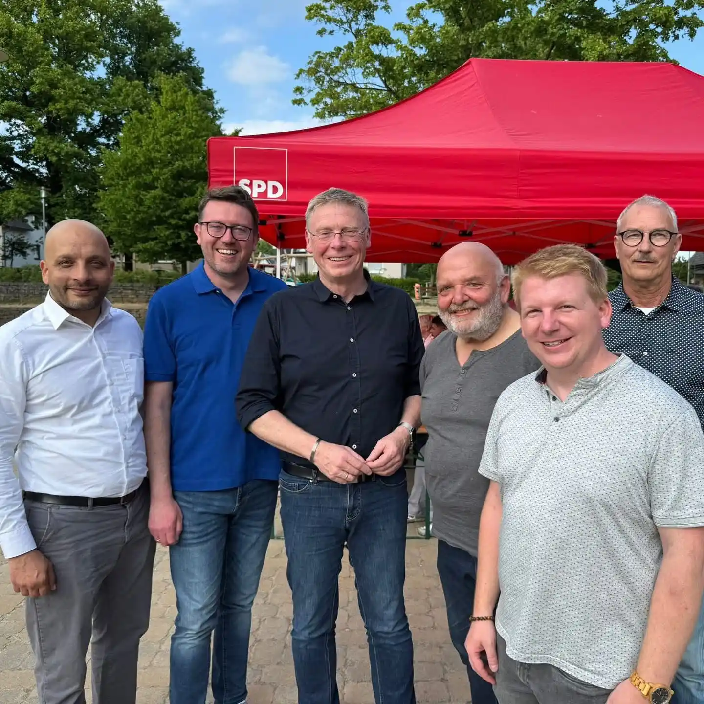 Image from Hussein Khedr: Gestern war ich beim roten Grill der SPD in Eilshausen. Die Sonne schi...