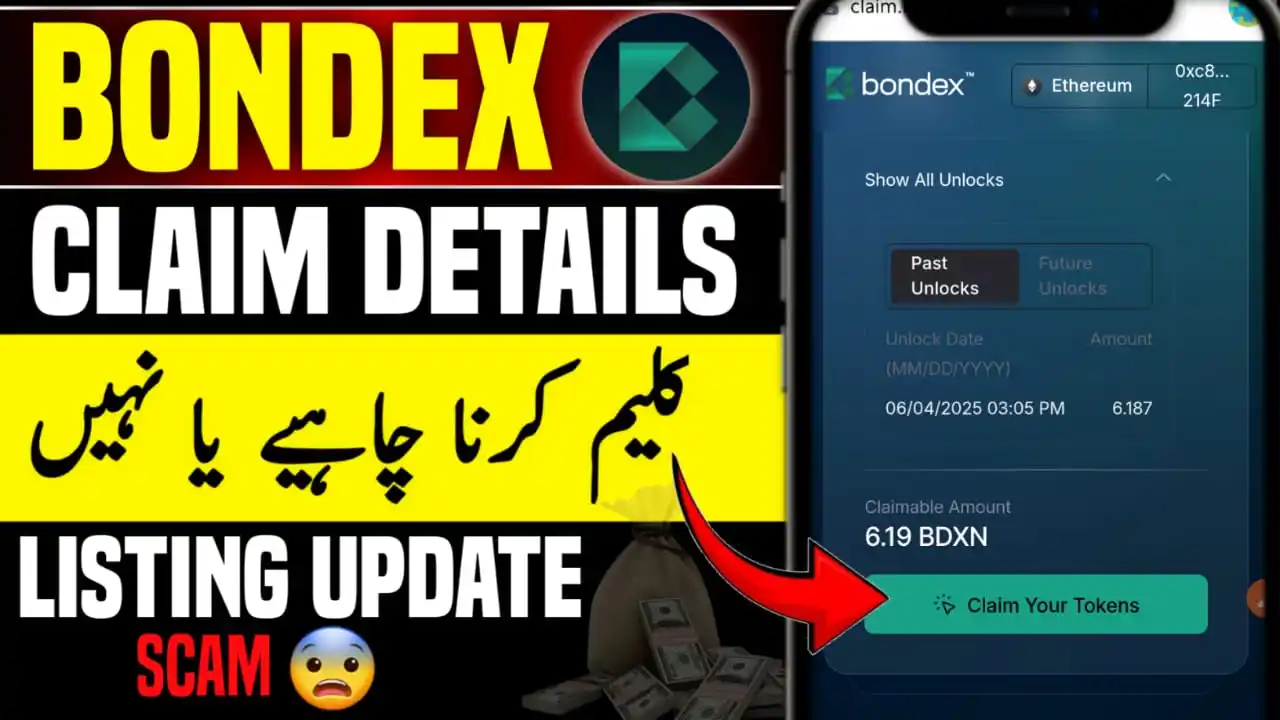 Image from SHAHID BALOCH Free Earning: https://youtu.be/yL2-NDuJjT0 *Bondex Token Claim Kaise Karen Complete...
