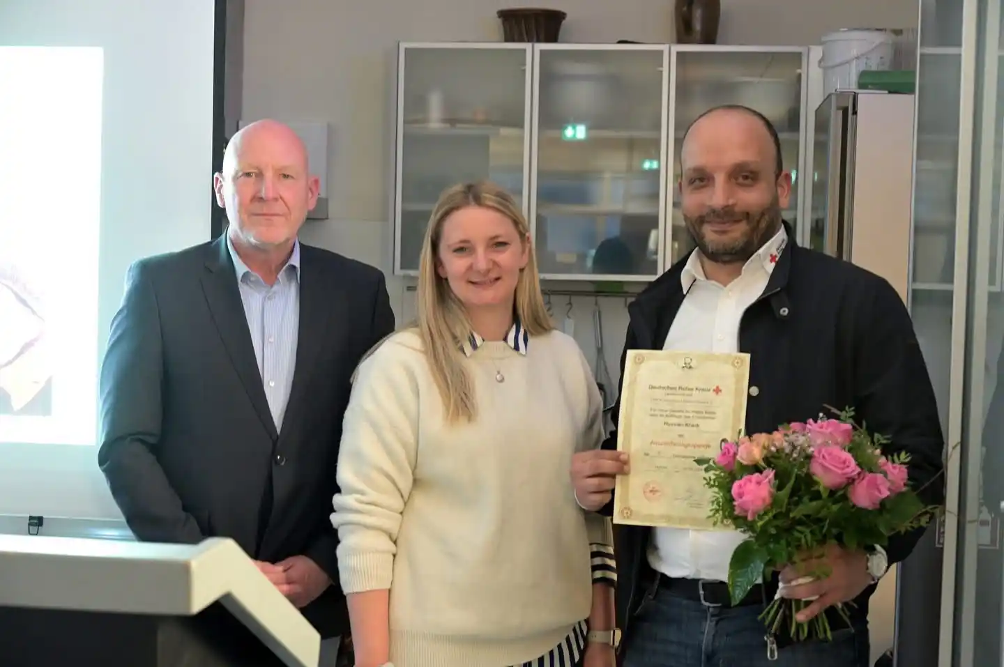 Image from Hussein Khedr: Ich bin so dankbar, Teil des DRK-Kreisverbands Herford-Stadt e.V. zu s...