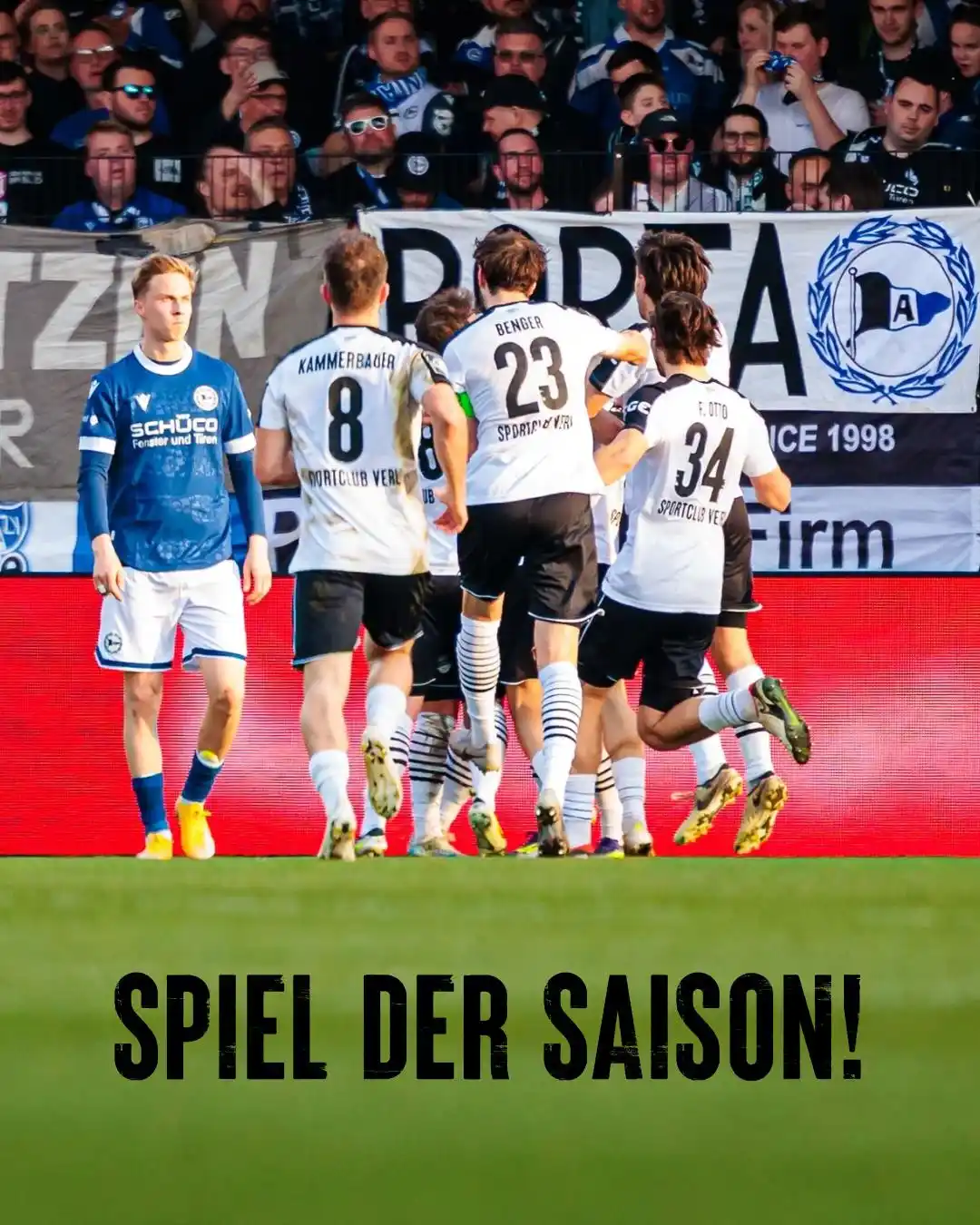Image from Sportclub Verl von 1924 e.V.: IHR habt entschieden! Unser 2:1-Heimsieg gegen Arminia Bielefeld ist d...
