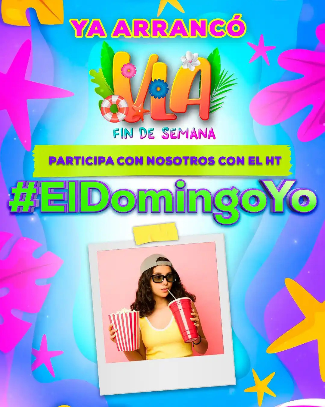 Image from VLA Fin De Semana: ¿Listooos? 🤩 Comenzamos este domingo con mucha actitud, únete a nuest...