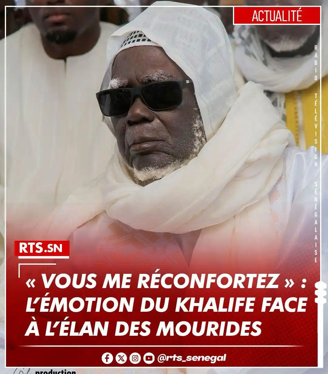 Image from PASTEF-Les Patriotes -/2050 🇸🇳: Lors de la Tabaski 2025 à Touba, Serigne Mountakha Mbacké a salué l’en...