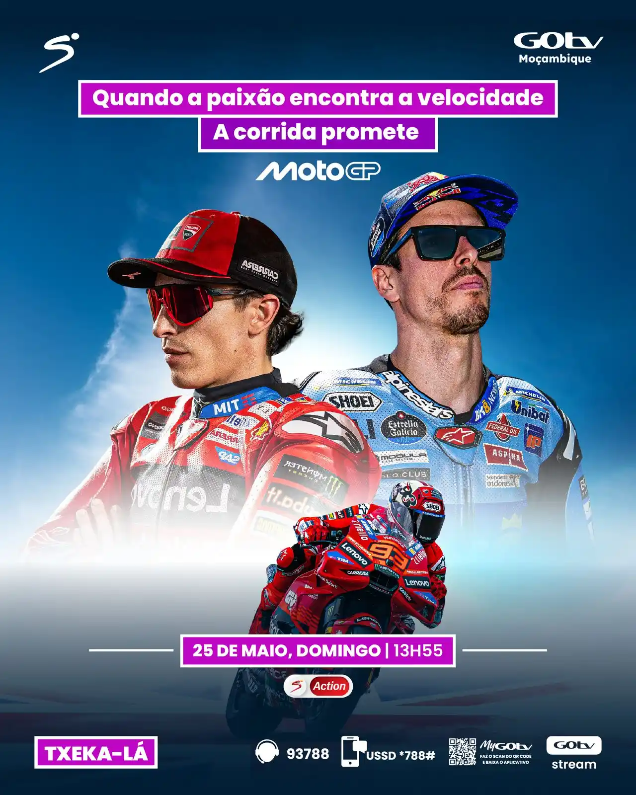 Image from GOtv Moçambique: Mais que uma corrida é uma celebração da coragem, da luta e do sonho d...