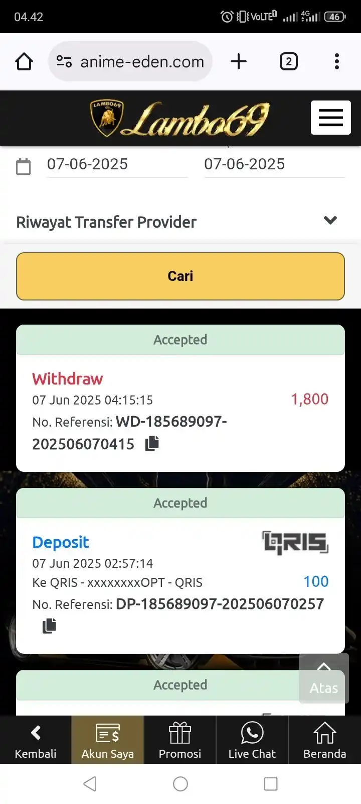 DANA KAGET UPDATE SETIAP HARI post