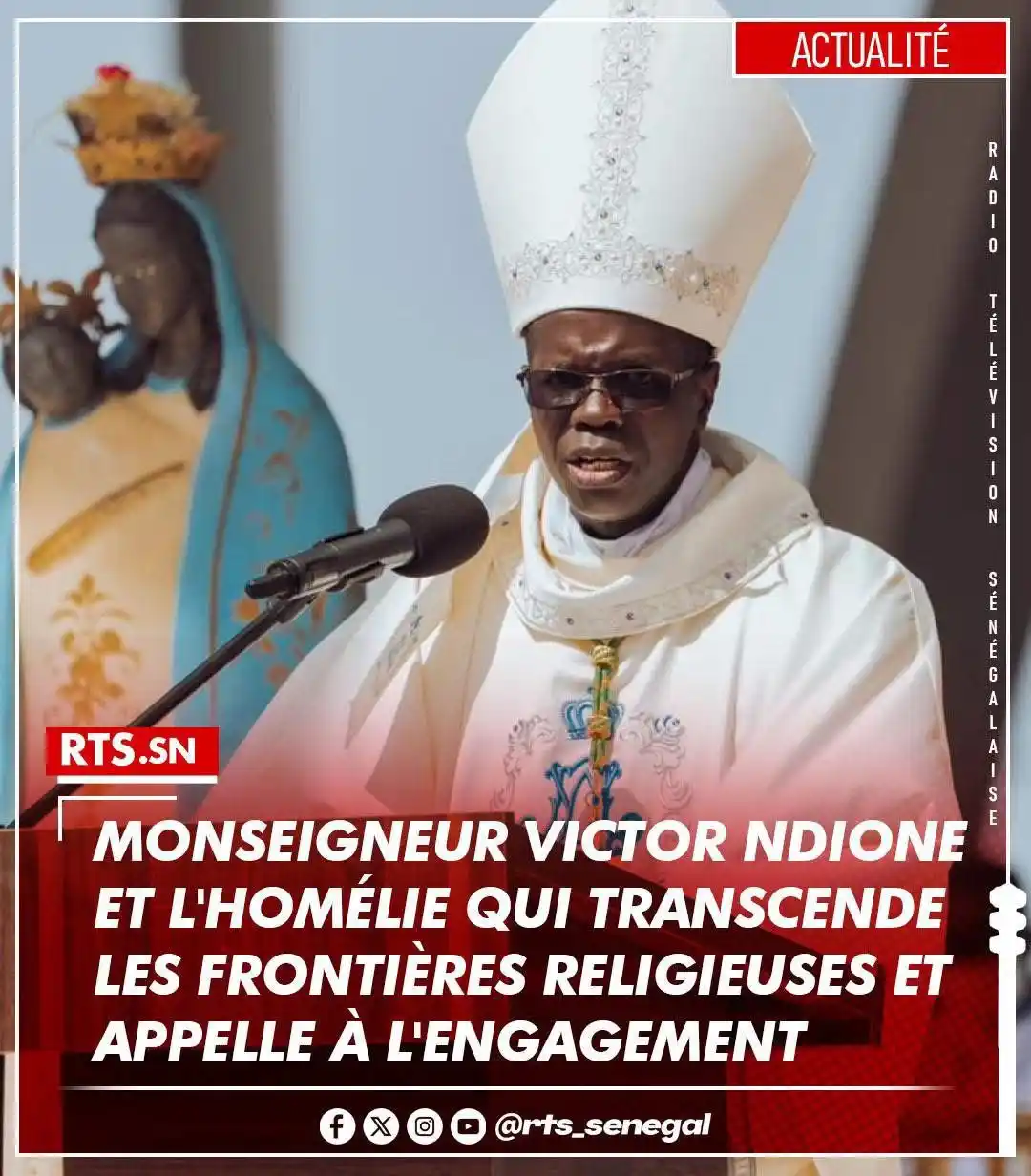 Image from PASTEF-Les Patriotes -/2050 🇸🇳: Monseigneur Victor Ndione, lors de la 137e édition du pèlerinage maria...