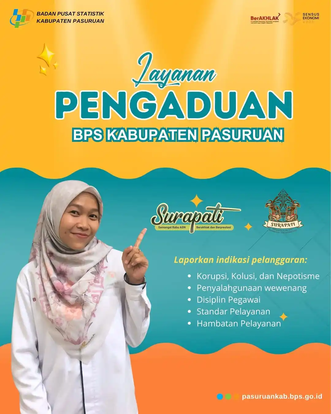 Image from BPS KABUPATEN PASURUAN: 🗣️ Punya keluhan atau saran? Jangan dipendam! Sampaikan aspirasi da...