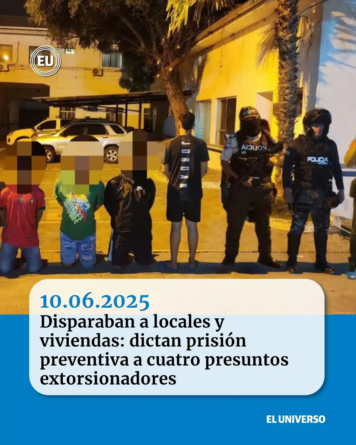 Image from EL UNIVERSO: 🚨🚨 *Seguridad* En Jipijapa, Manabí, un grupo de extorsionadores sem...