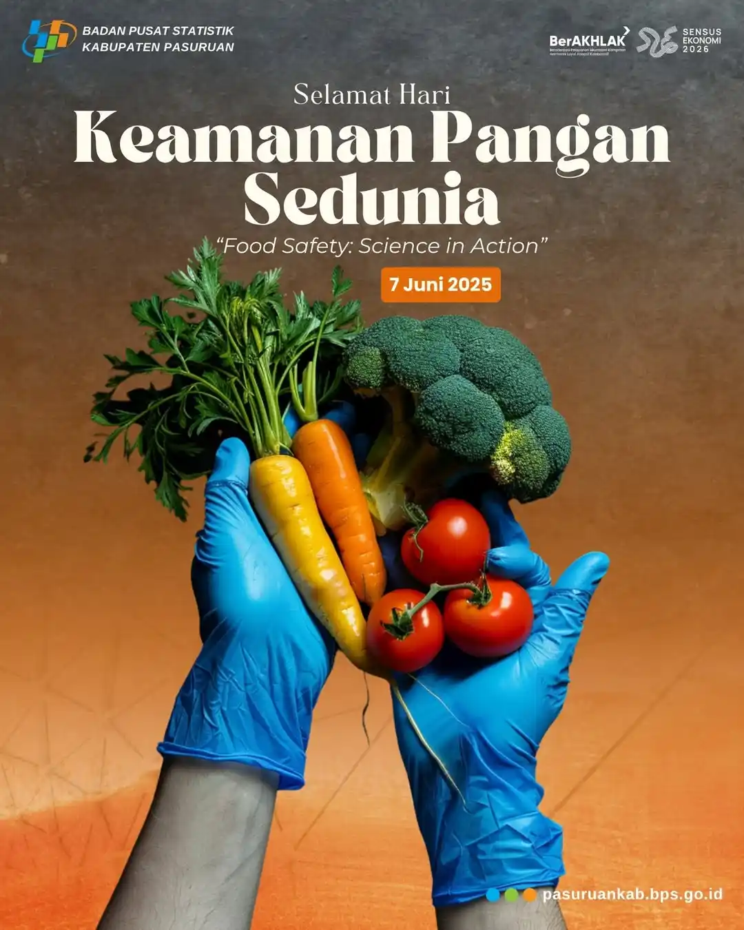 Image from BPS KABUPATEN PASURUAN: Selamat Hari Keamanan Pangan Sedunia -7 Juni 2025- Keamanan pangan bu...