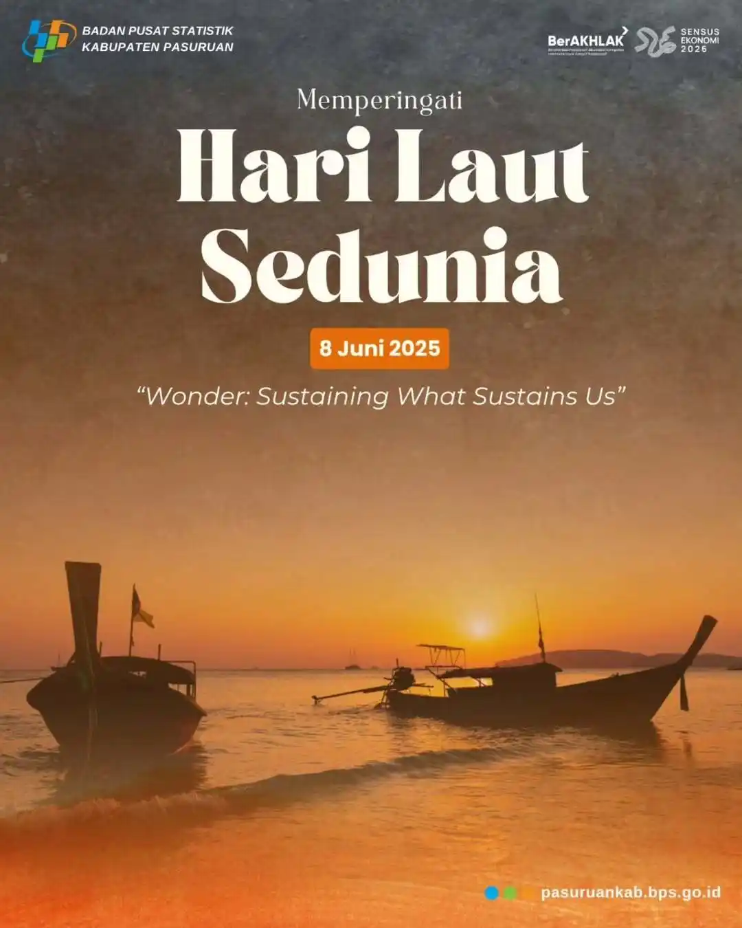 Image from BPS KABUPATEN PASURUAN: Selamat Hari Laut Sedunia -8 Juni 2025- Laut adalah bagian penting da...