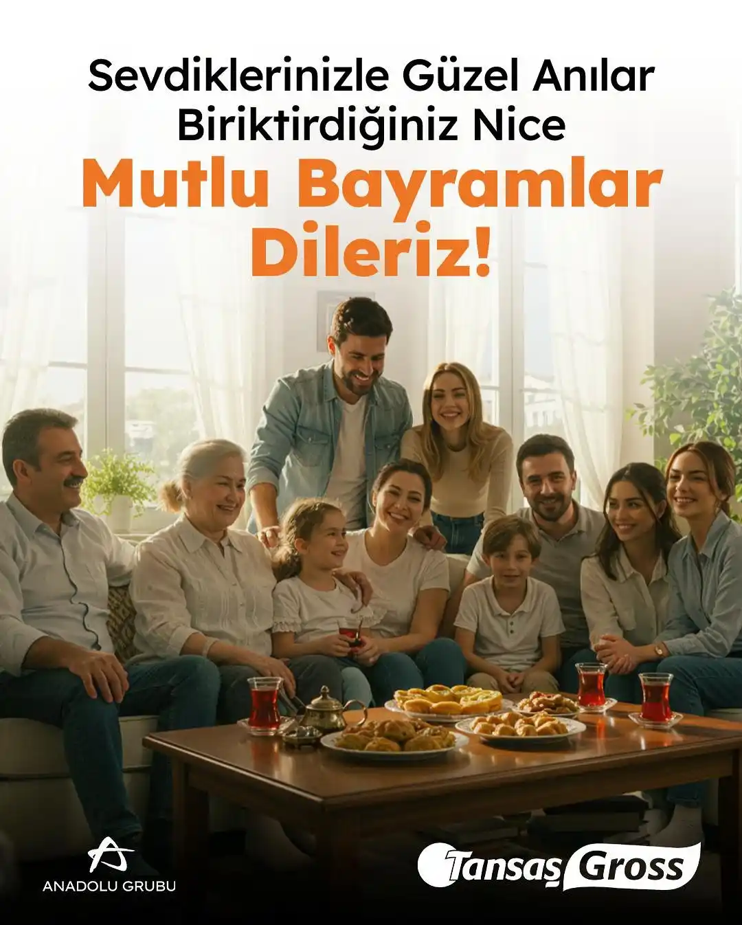 Image from Tansaş Gross Türkiye: Sevdiklerinizle güzel anılar biriktireceğiniz nice mutlu bayramlar dil...