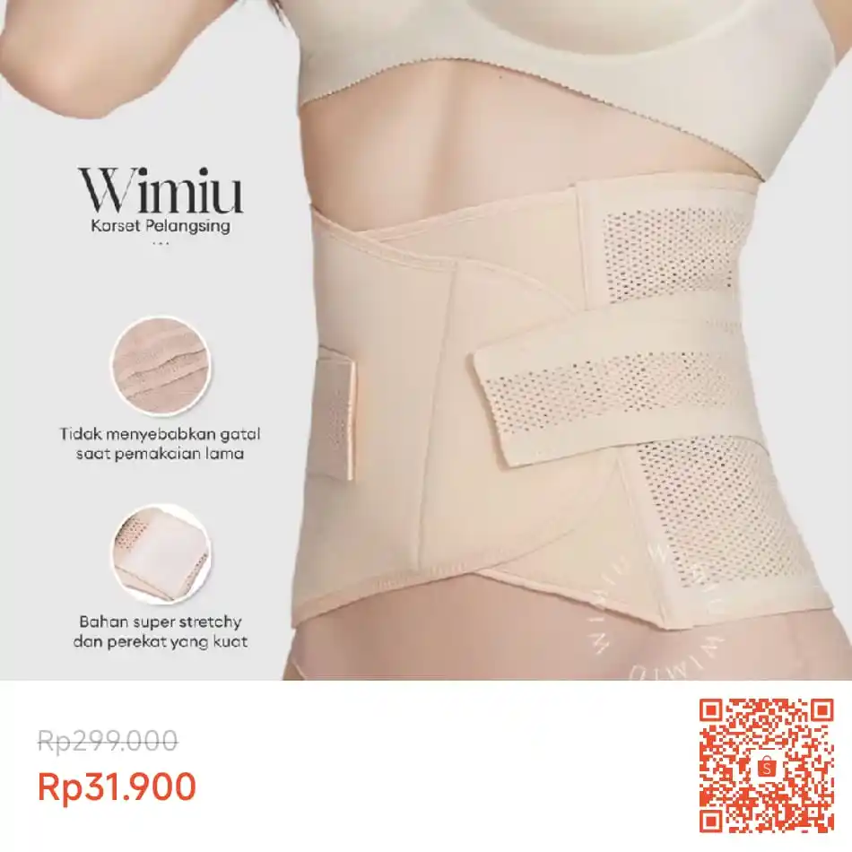 Image from INFO PROMO DISKON RACUN BELANJA | SHOPEE LAZADA TOKOPEDIA BLIBLI TIKTOK HIDDEN GEMS DAGET SHOPEE THR: Temukan WIMIU AFF Korset Pinggang Pelangsing Perut Korset Saraf Kejepi...