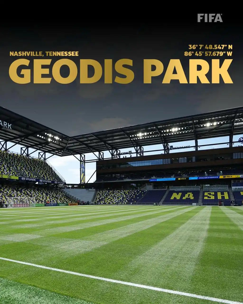 Image from FIFA: The FIFA Club World Cup in Nashville ✅ At 30,000 capacity, GEODIS Par...