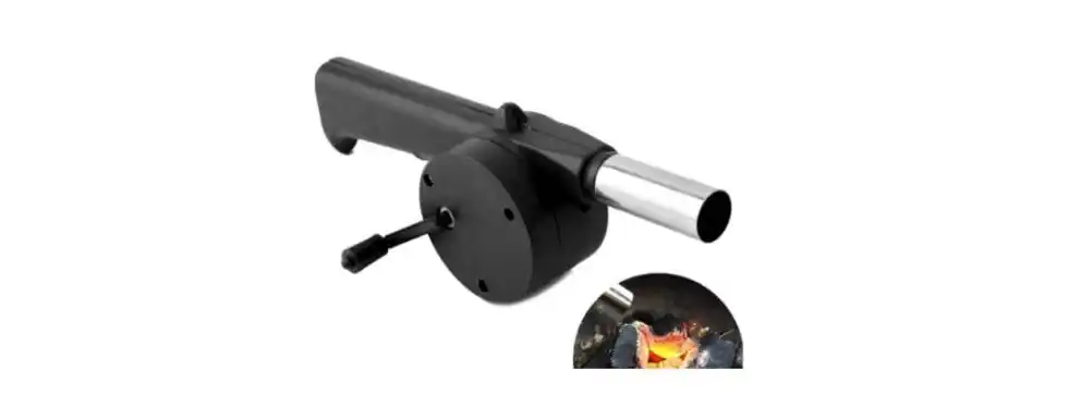 Image from Amazon Loot Deals ✅: 💥UrbanBite Manual Hand Crank BBQ Fan Air Blower Barbecue Fire Bellows...