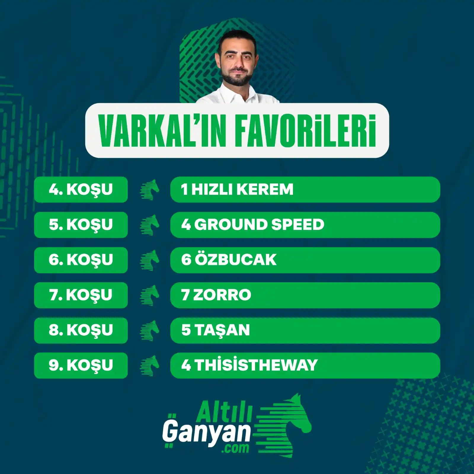 Image from AltılıGanyan.com: 💬 Uzman yazarımız Fatih Varkal, Bursa programında 2. 6'lıya giren koş...
