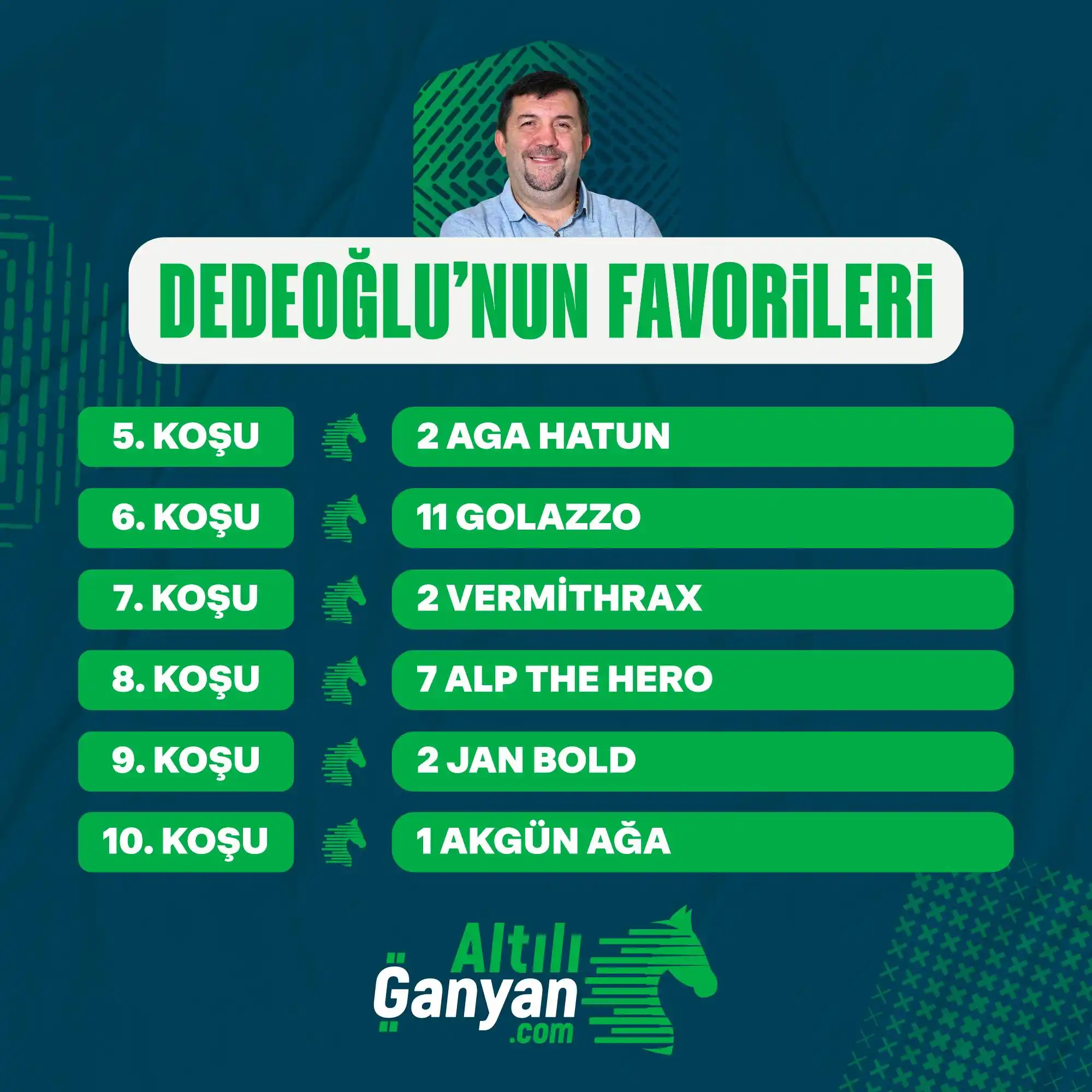 Image from AltılıGanyan.com: 💬 Uzman yazarımız Gökhan Dedeoğlu, İstanbul programında 2. 6'lıya gir...
