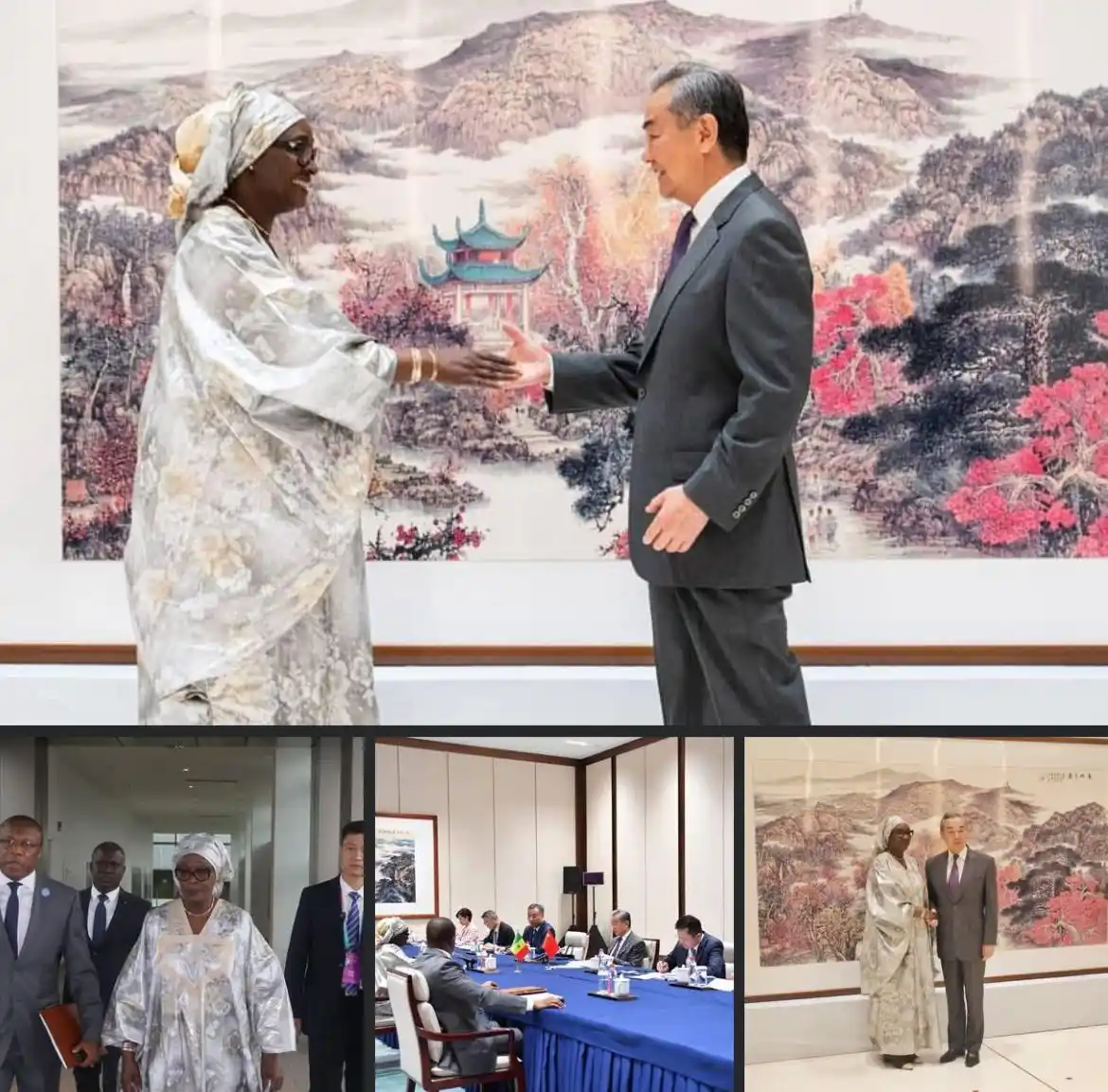 Image from PASTEF-Les Patriotes -/2050 🇸🇳: *📍Visite officielle de Son Excellence Madame Yassine Fall en Républiq...