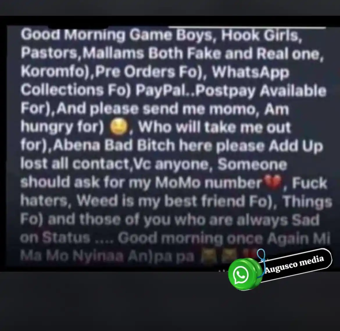 Augusco_Media💚🤍🎥 post