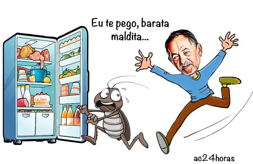 Image from ac24horas.com: *A barata e o Padeiro* <a class="text-blue-500 hover:underline cursor...
