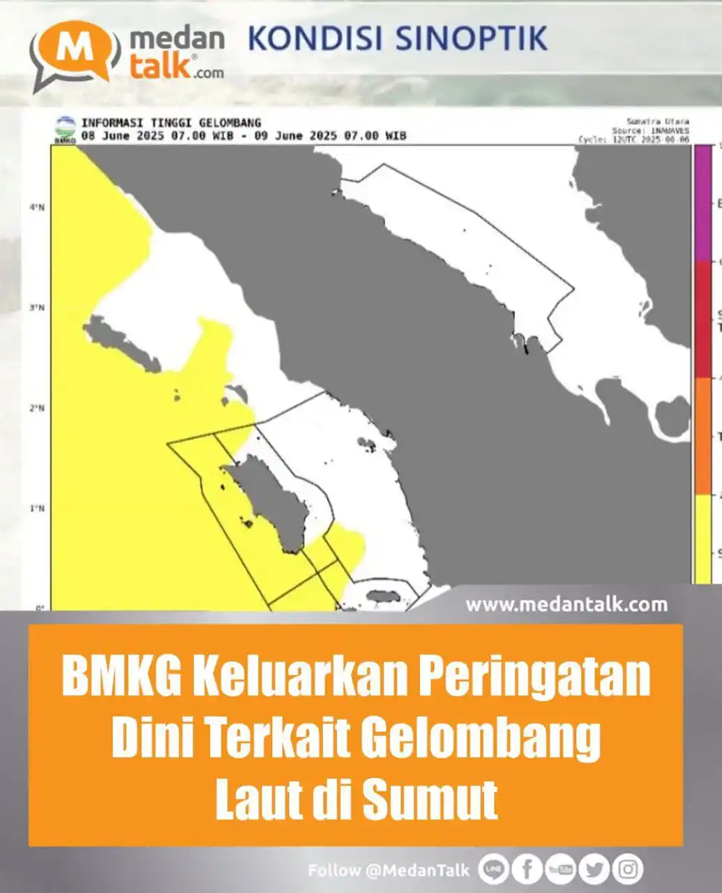 Image from MEDAN TALK | BERITA INFORMASI SEPUTAR DAERAH SUMATERA MEDAN DAN SEKITAR BMKG: BMKG Keluarkan Peringatan Dini Terkait Gelombang Laut di Sumut Badan ...