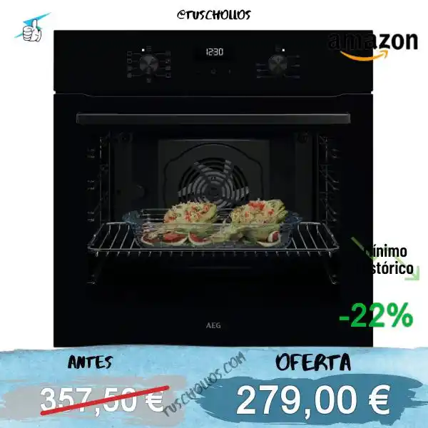 Image from Tuschollos - Ofertas, Chollos Y Gangas Todos Los Días De Amazon, Miravia Y Aliexpress!!!: *📣 CHOLLO HORNO AEG CON AQUA CLEAN* <a class="text-blue-500 hover:und...
