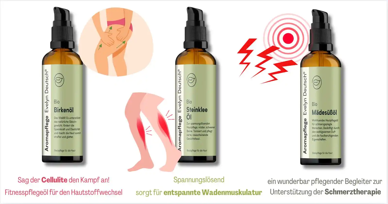 Image from Sabrina Herber_ViVere-Aromatherapie: ✨ *Drei natürliche Pflegehelden* für deine Beine & dein Wohlbefinden! ...