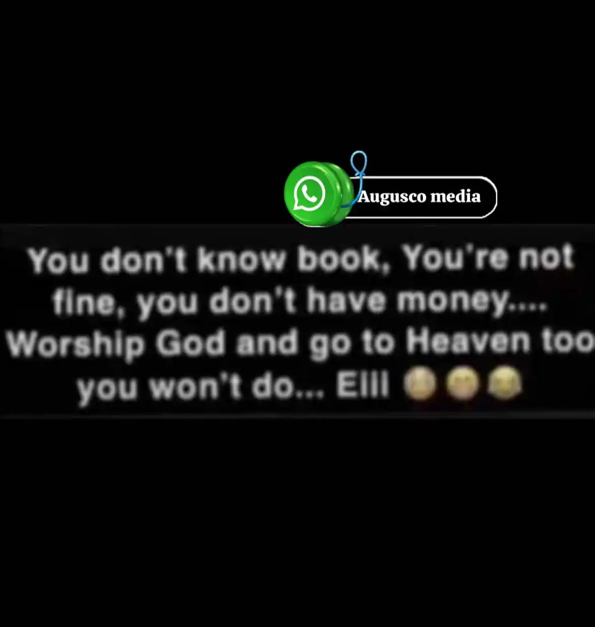Image from Augusco_Media💚🤍🎥: Eii de3 eii 😹💔...