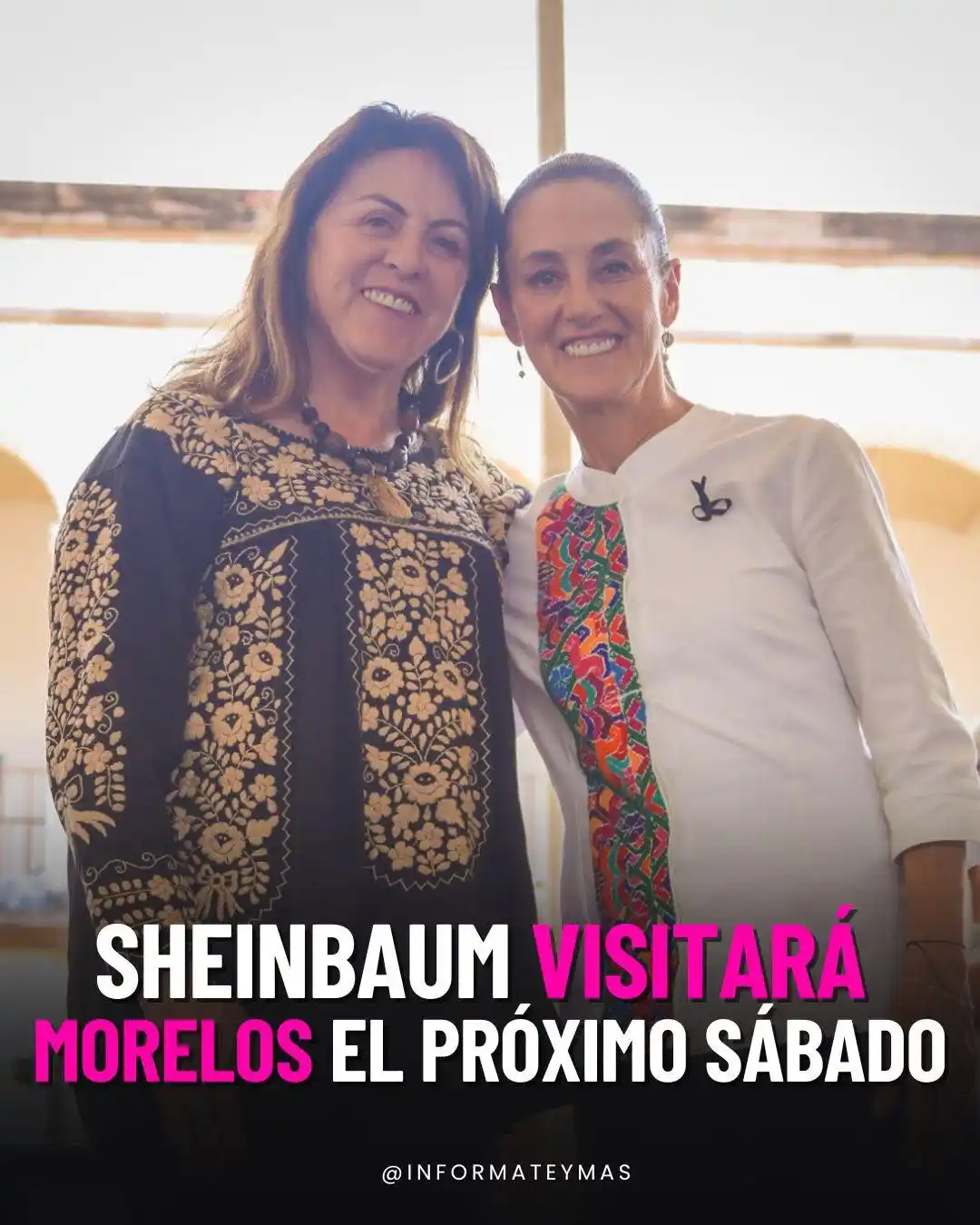 Image from Infórmate y más: Es la quinta ocasión que la presidenta Claudia Sheinbaum Pardo  visita...