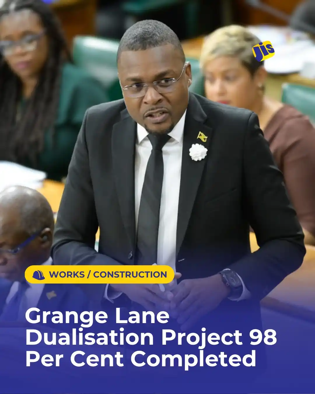 Image from JIS FLASH UPDATES: GRANGE LANE DUALISATION PROJECT 98 PER CENT COMPLETED Minister withou...