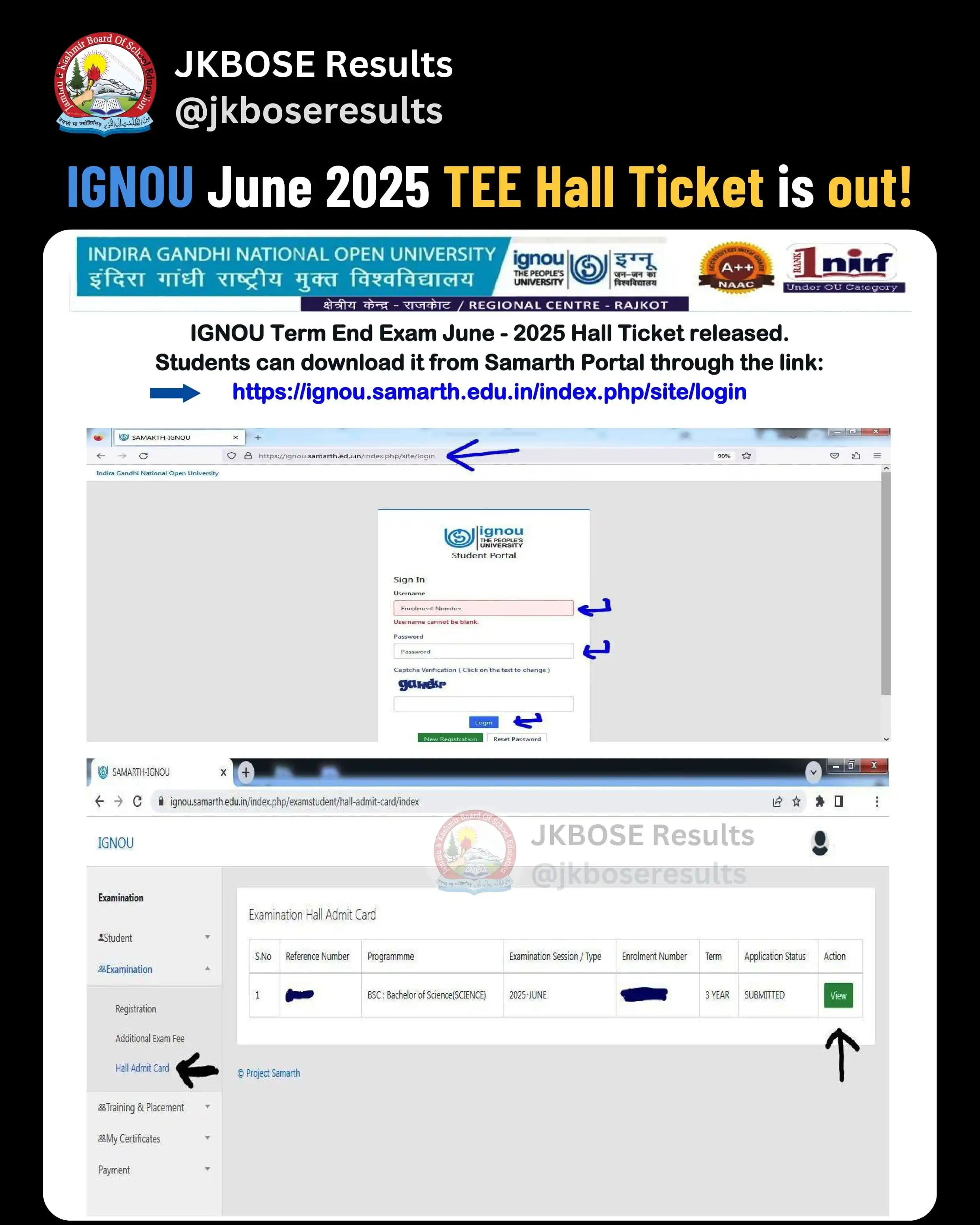 J&K Student Alerts post