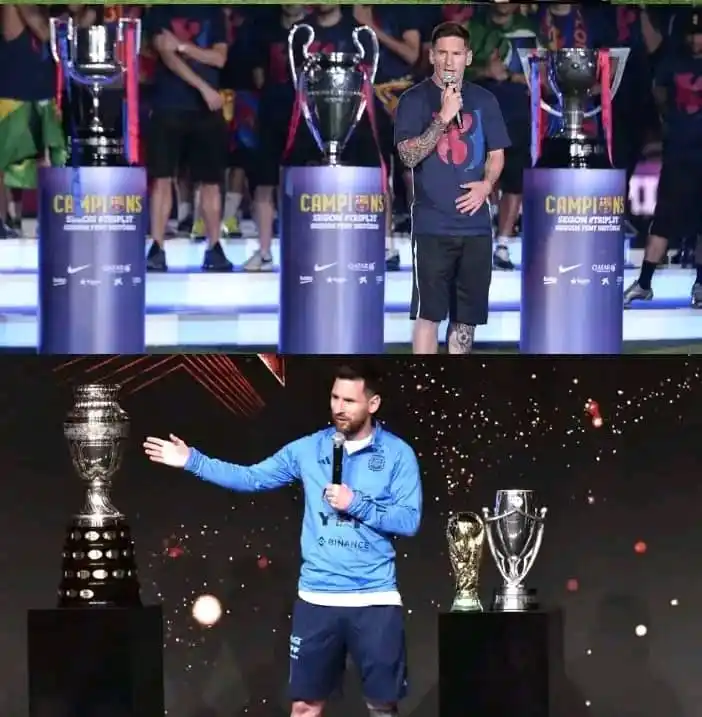 Image from FIFA CLUB WORD CUP ✅: 📊 Lionel Messi en busca de un segundo triplete de selecciones.  ✅ Cop...