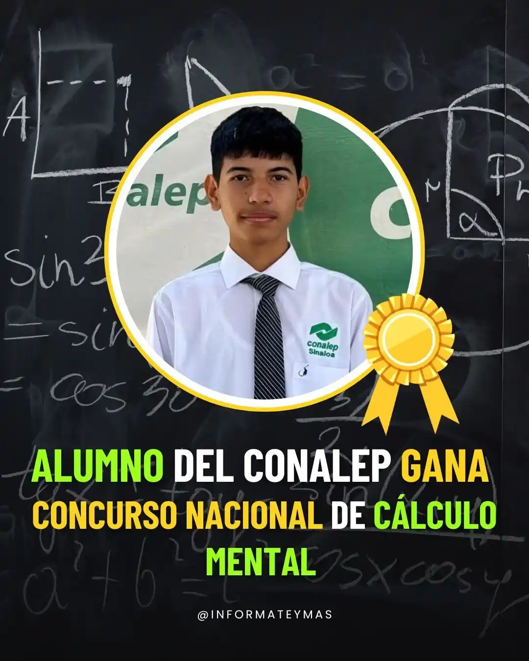 Image from Infórmate y más: ¡Orgullo nacional! 👏🏻🥇🇲🇽 🤓 Con tan solo 16 años, Jesús Fernando ...
