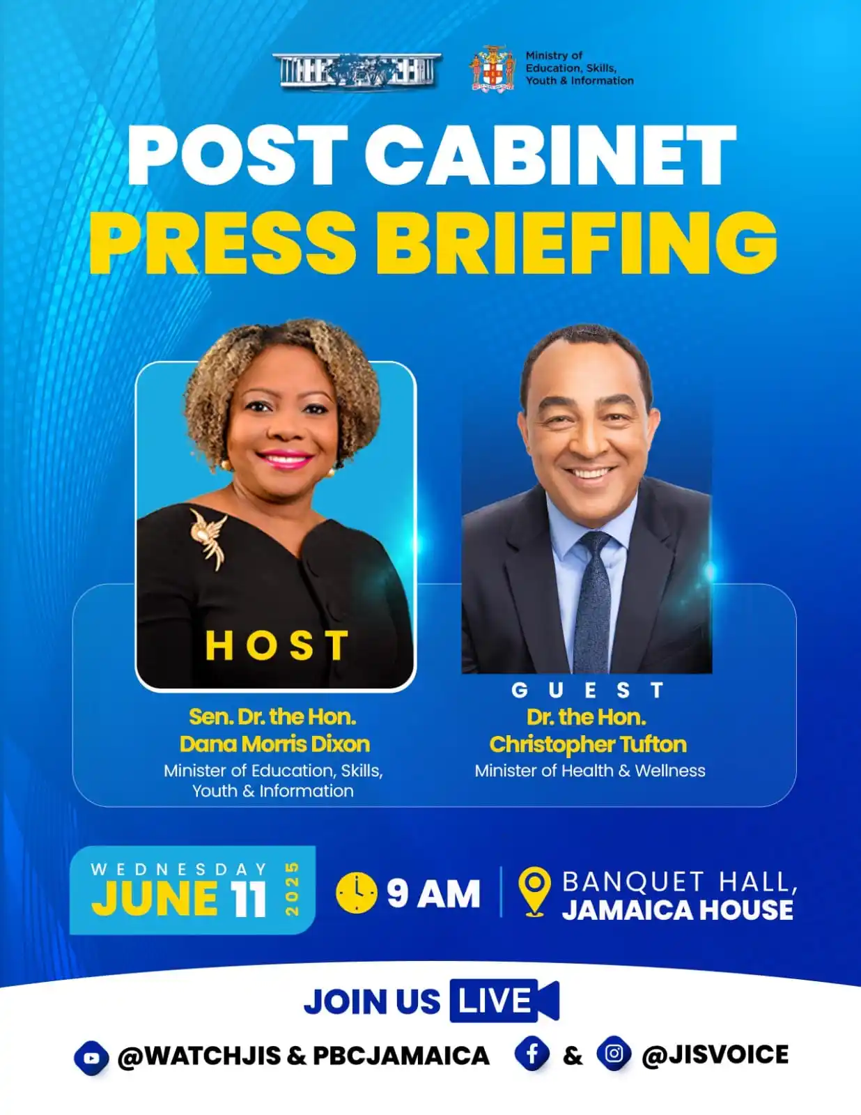 Image from JIS FLASH UPDATES: Post-Cab returns this Wednesday @ 9 am with updates from Minister of H...