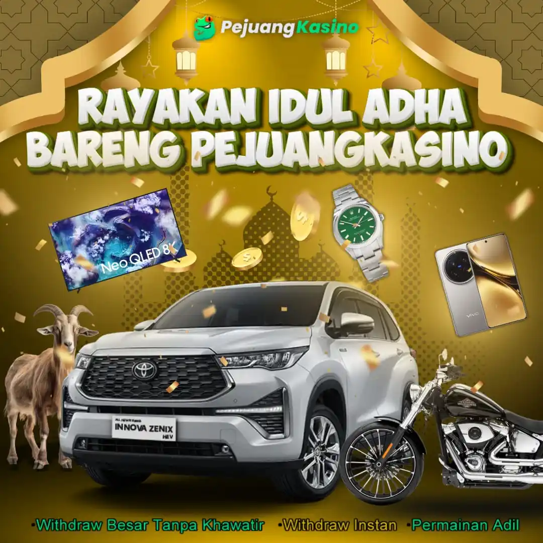 Image from PejuangKasino Official Channel: 🐺Spesial Bulan Idul Adha 🆕 Rayakan kemenangan Idul Adha bareng Pejua...