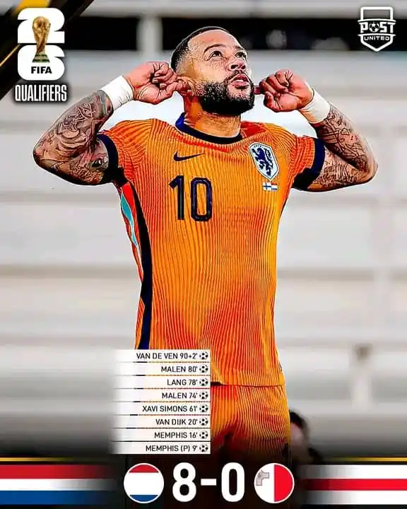 Image from La Casa Del Fútbol⚽. BARCELONA 🇪🇸 / REAL MADRID / MESSI 🇦🇷 / CRISTIANO RONALDO 🇵🇹: ¡TREMENDA PALIZA DE PAÍSES BAJOS! 🇳🇱🟠 Países Bajos no tuvo piedad ...